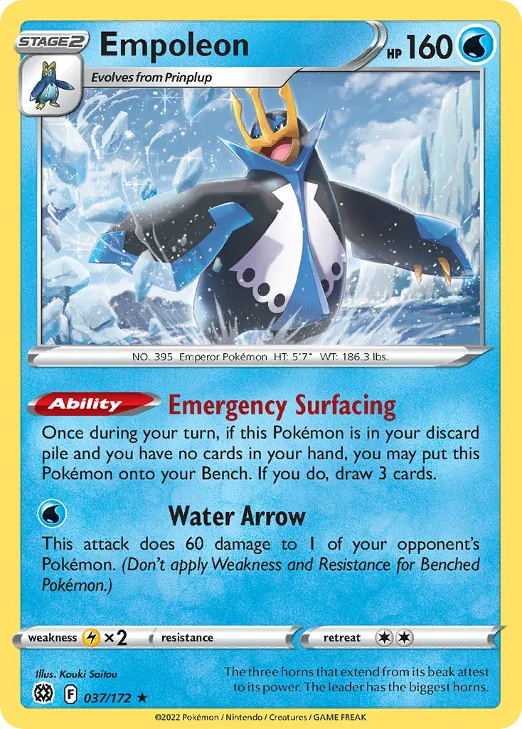 Empoleon Brilliant Stars 37