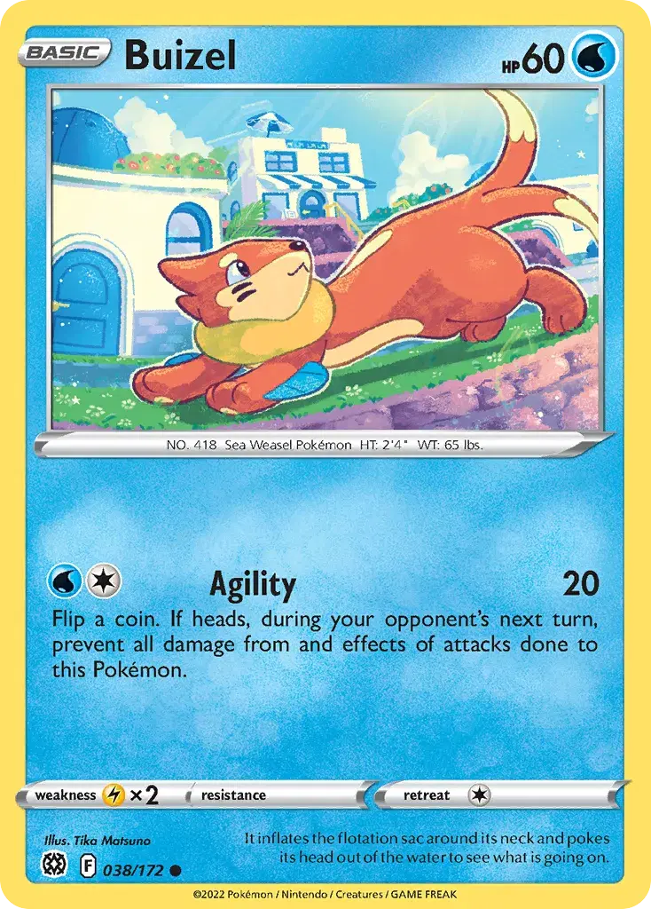 Buizel Brilliant Stars 38