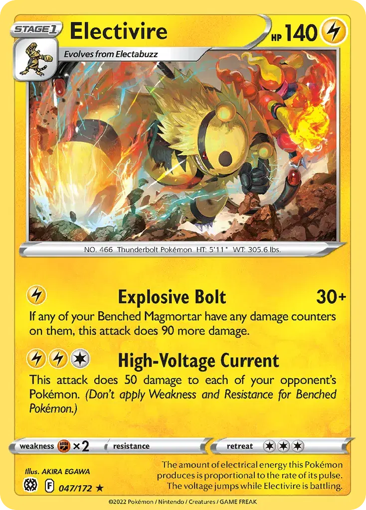 Electivire Brilliant Stars 47