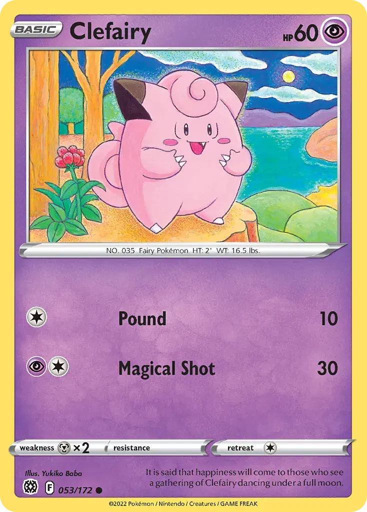 Clefairy Brilliant Stars 53