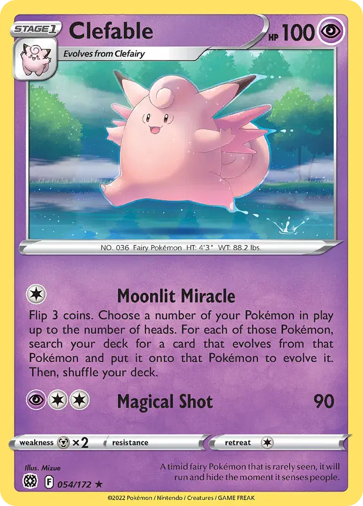 Clefable Brilliant Stars 54