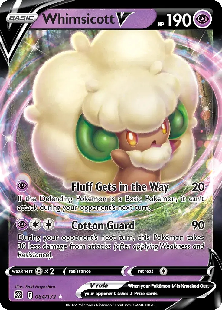 Whimsicott V Brilliant Stars 64