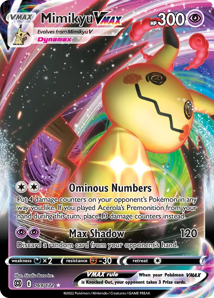 Mimikyu VMAX Brilliant Stars 69
