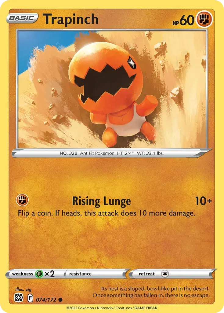 Trapinch Brilliant Stars 74