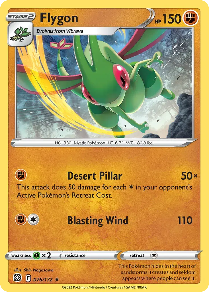 Flygon Brilliant Stars 76