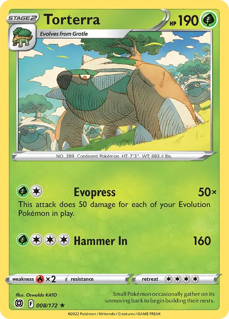 Torterra Brilliant Stars 8
