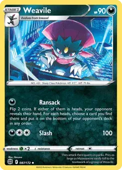 Weavile Brilliant Stars