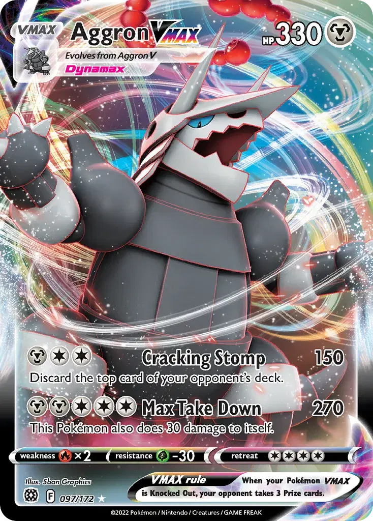 Aggron VMAX Brilliant Stars 97