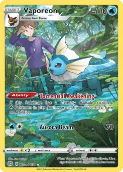 Vaporeon Brilliant Stars Trainer Gallery