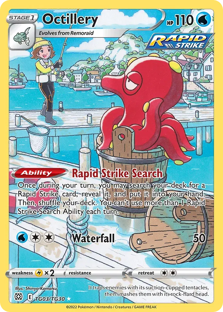 Octillery Brilliant Stars Trainer Gallery TG03