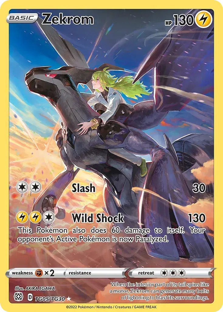Zekrom Brilliant Stars Trainer Gallery TG05
