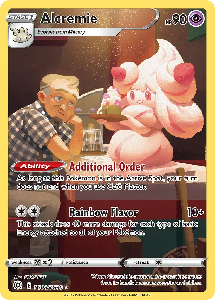 Alcremie Brilliant Stars Trainer Gallery TG08