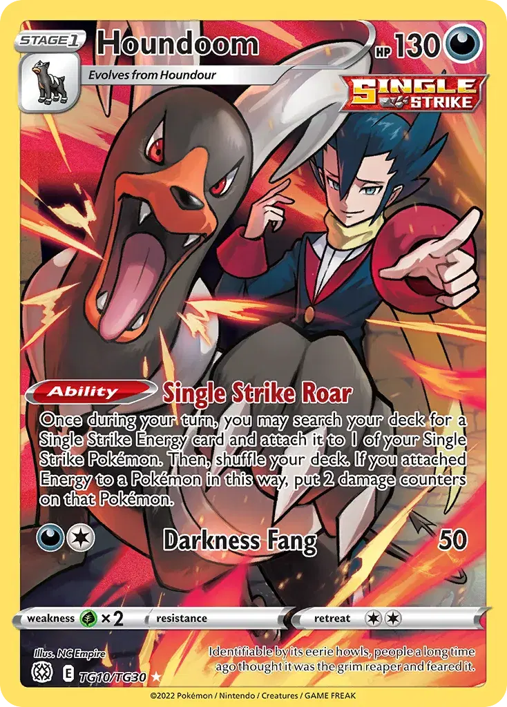 Houndoom Brilliant Stars Trainer Gallery TG10