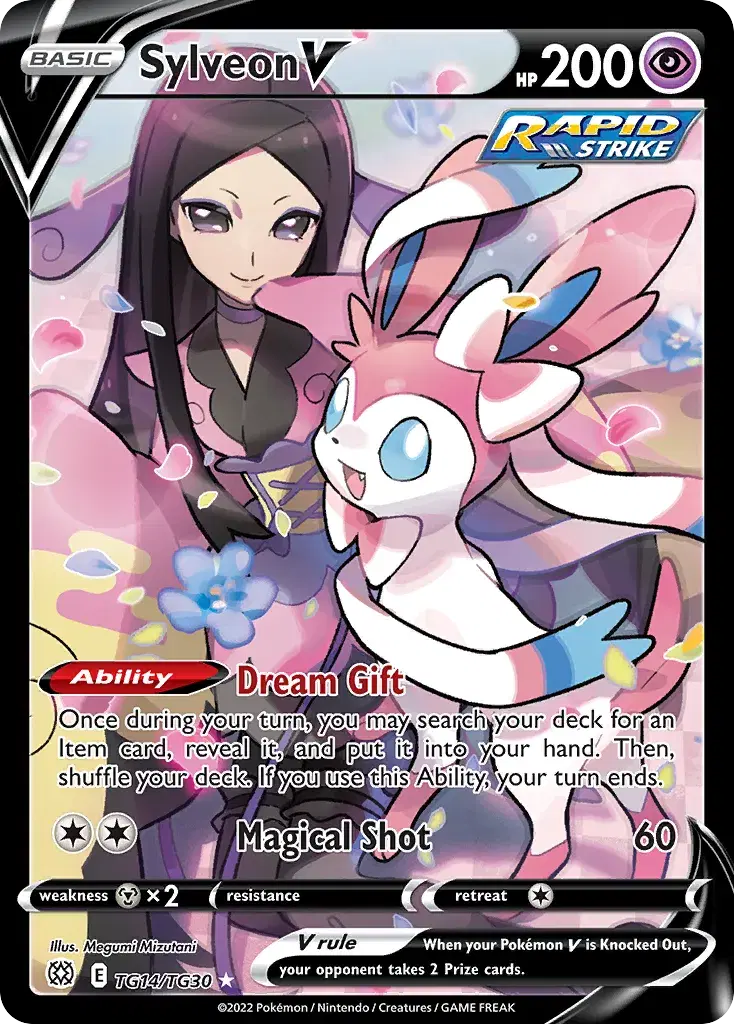 Sylveon V Brilliant Stars Trainer Gallery TG14