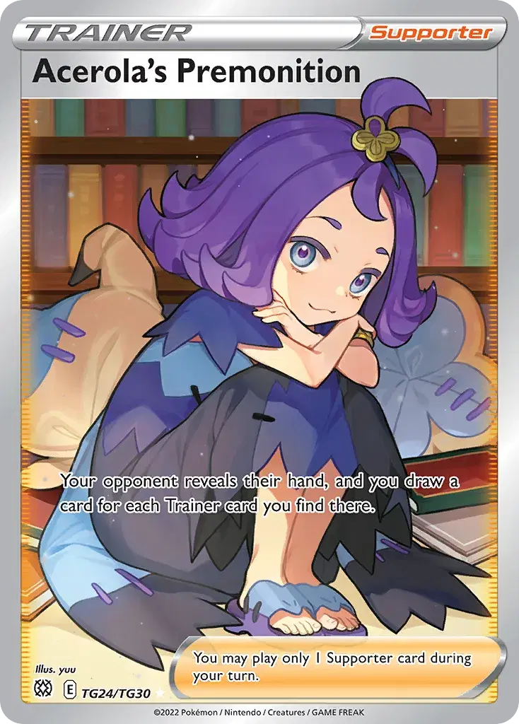 Acerola's Premonition Brilliant Stars Trainer Gallery TG24