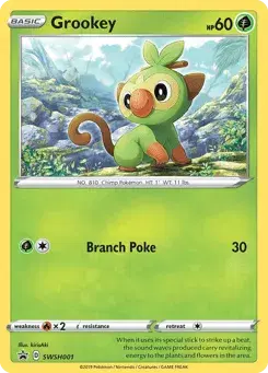 Grookey SWSH Black Star Promos