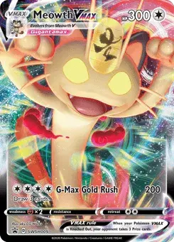 Meowth VMAX SWSH Black Star Promos