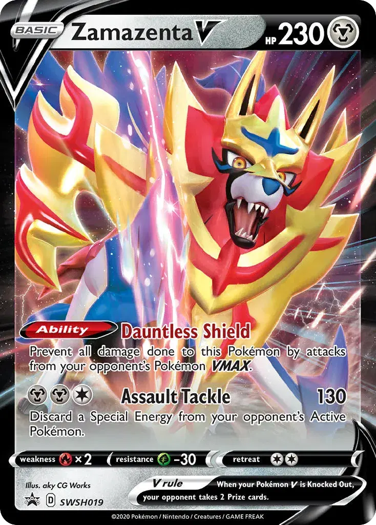 Zamazenta V SWSH Black Star Promos SWSH019
