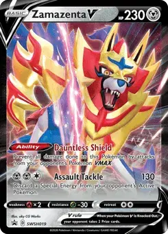 Zamazenta V SWSH Black Star Promos