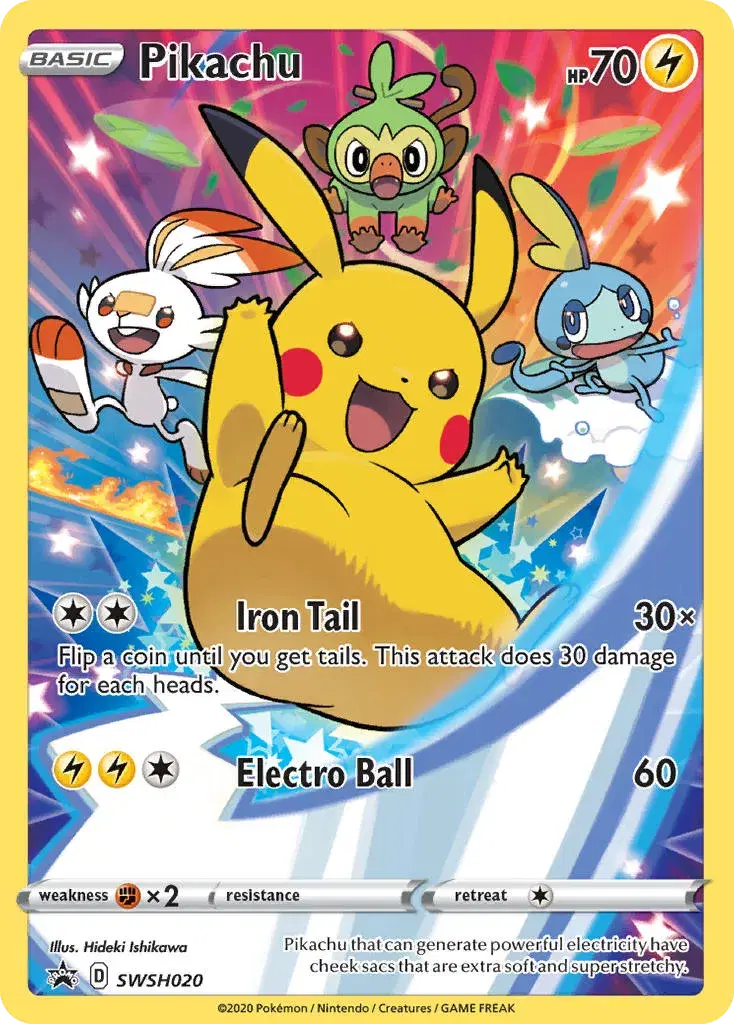 Pikachu SWSH Black Star Promos SWSH020