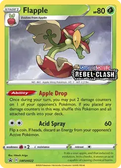 Flapple SWSH Black Star Promos