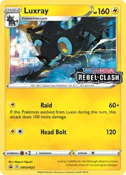 Luxray SWSH Black Star Promos