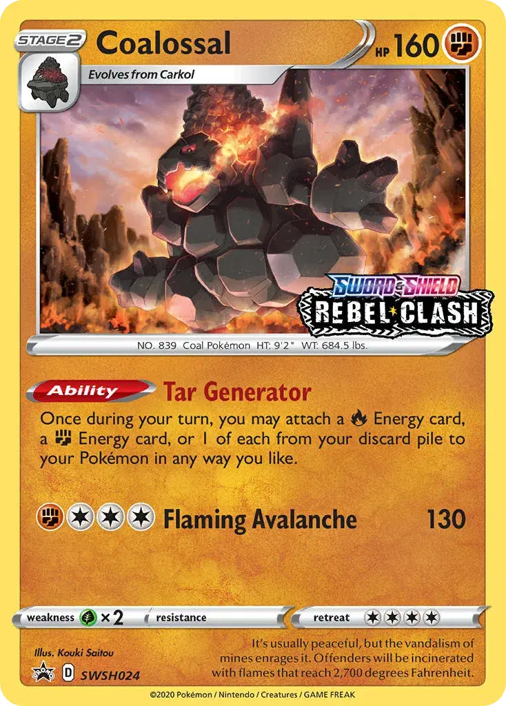 Coalossal SWSH Black Star Promos SWSH024