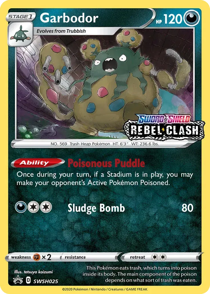 Garbodor SWSH Black Star Promos SWSH025