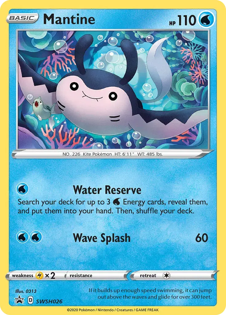 Mantine SWSH Black Star Promos SWSH026