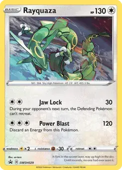 Rayquaza SWSH Black Star Promos