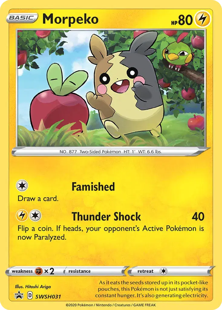 Morpeko SWSH Black Star Promos SWSH031