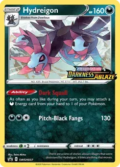 Hydreigon SWSH Black Star Promos
