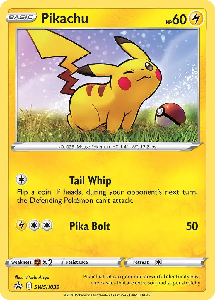 Pikachu SWSH Black Star Promos SWSH039
