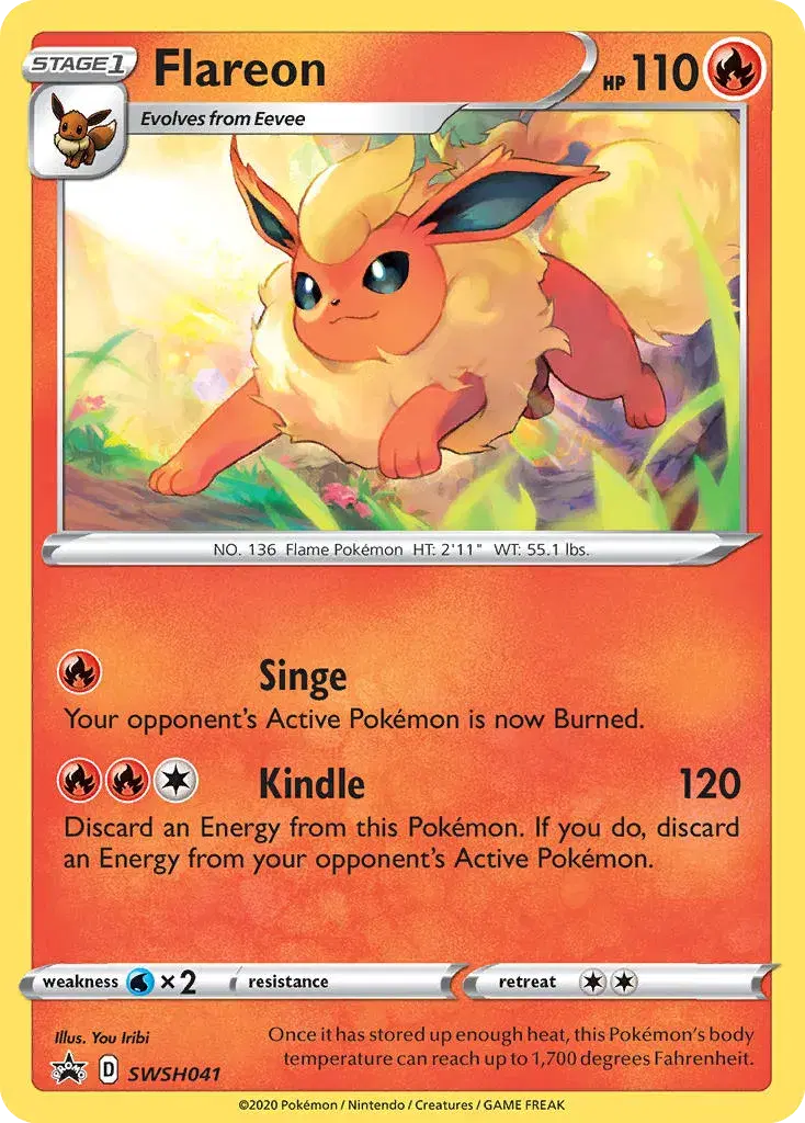 Flareon SWSH Black Star Promos SWSH041