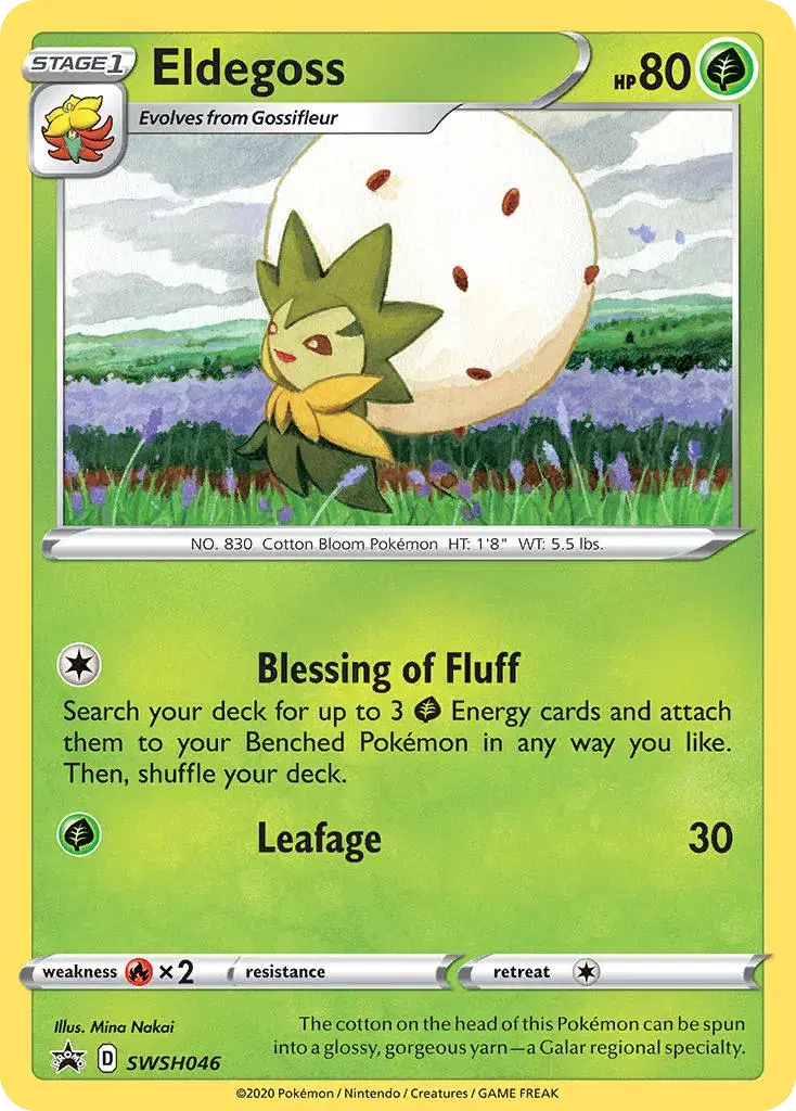 Eldegoss SWSH Black Star Promos SWSH046