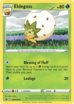 Eldegoss SWSH Black Star Promos