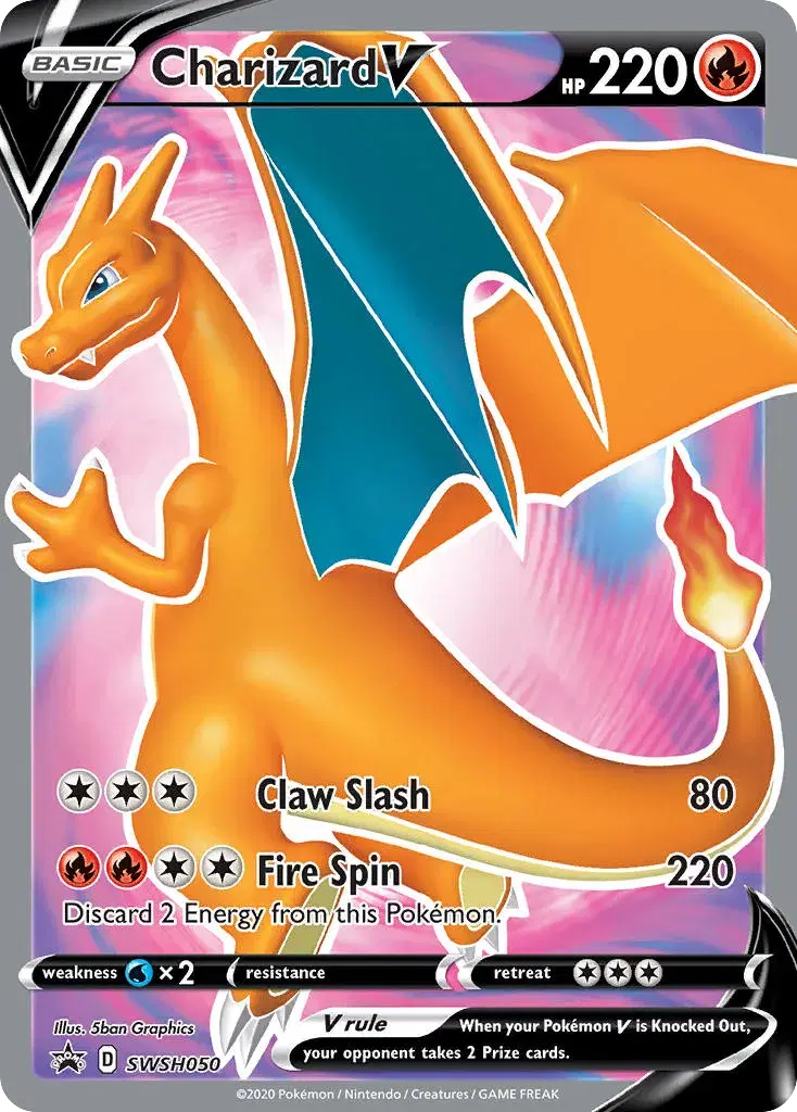 Charizard V SWSH Black Star Promos SWSH050
