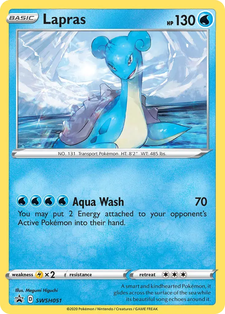 Lapras SWSH Black Star Promos SWSH051