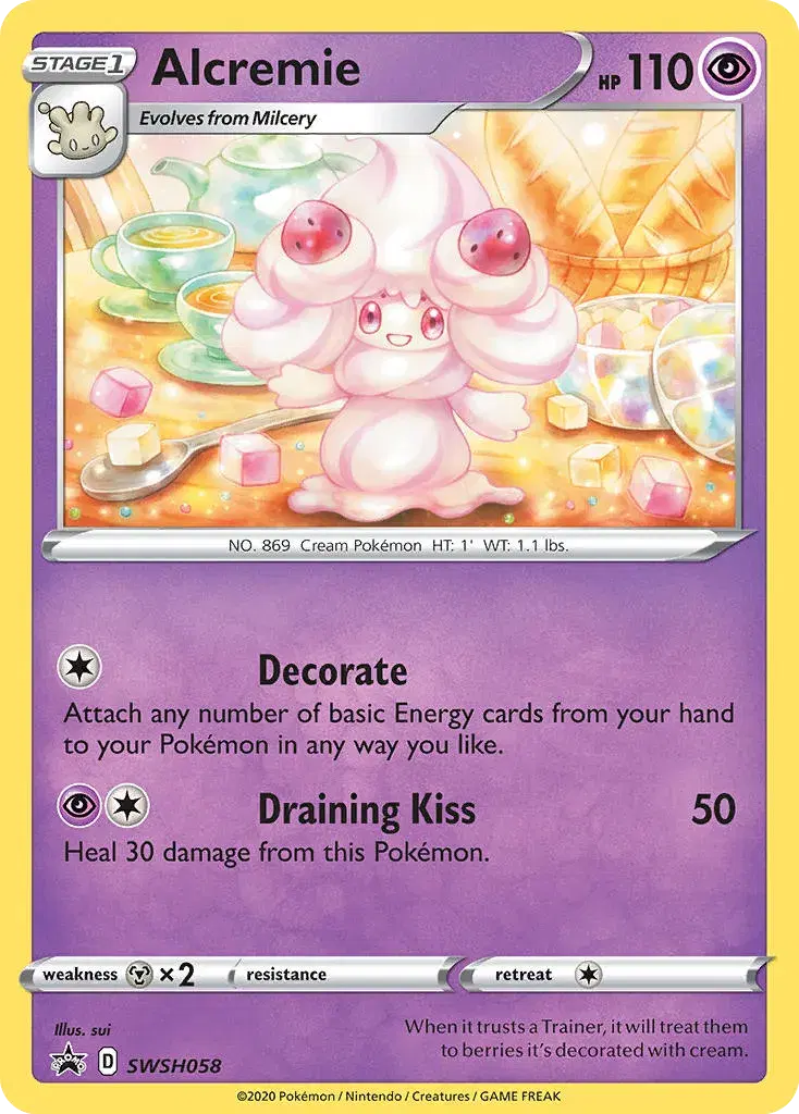 Alcremie SWSH Black Star Promos SWSH058