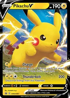 Pikachu V SWSH Black Star Promos