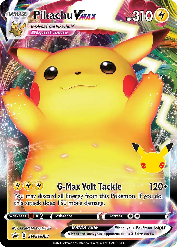 Pikachu VMAX SWSH Black Star Promos SWSH062
