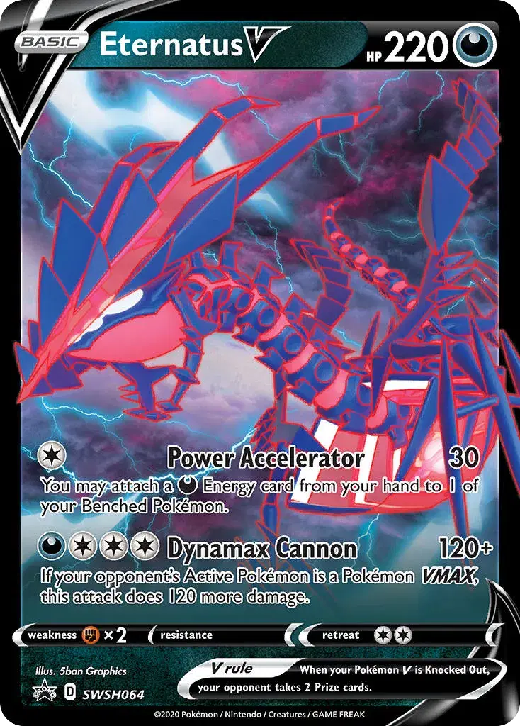 Eternatus V SWSH Black Star Promos SWSH064