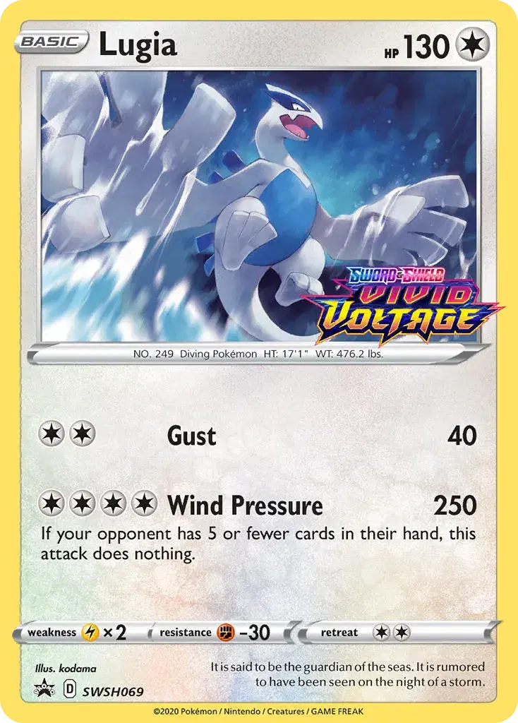 Lugia SWSH Black Star Promos SWSH069