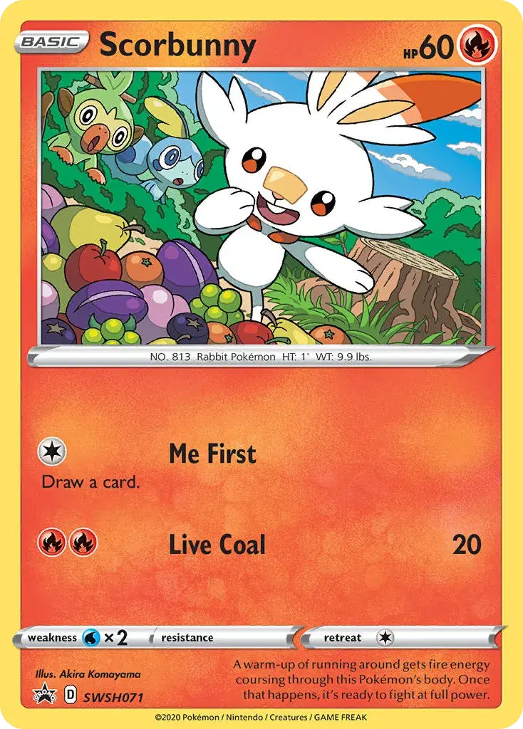 Scorbunny SWSH Black Star Promos SWSH071
