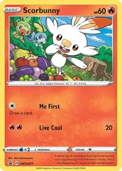 Scorbunny SWSH Black Star Promos