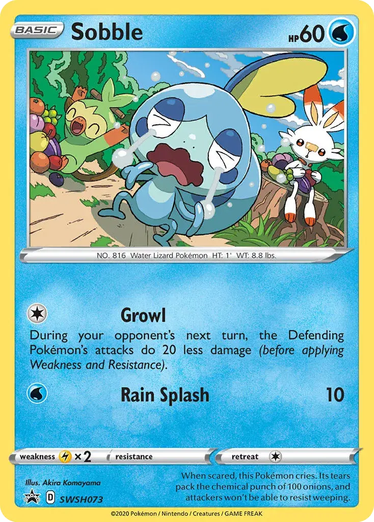 Sobble SWSH Black Star Promos SWSH073