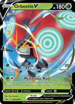 Orbeetle V SWSH Black Star Promos