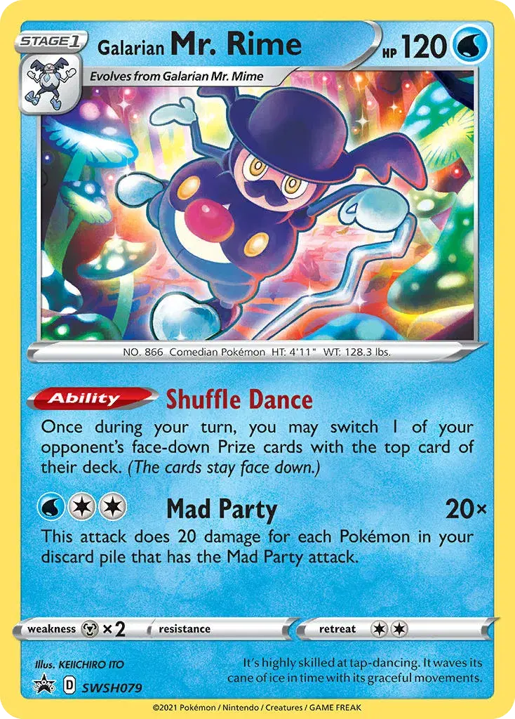 Galarian Mr. Rime SWSH Black Star Promos SWSH079