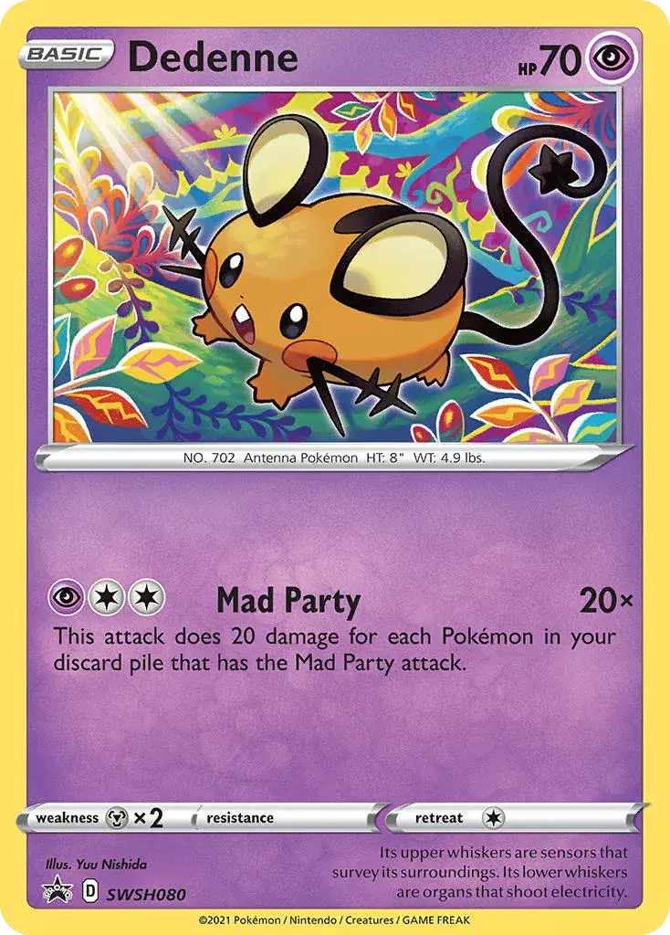 Dedenne SWSH Black Star Promos SWSH080