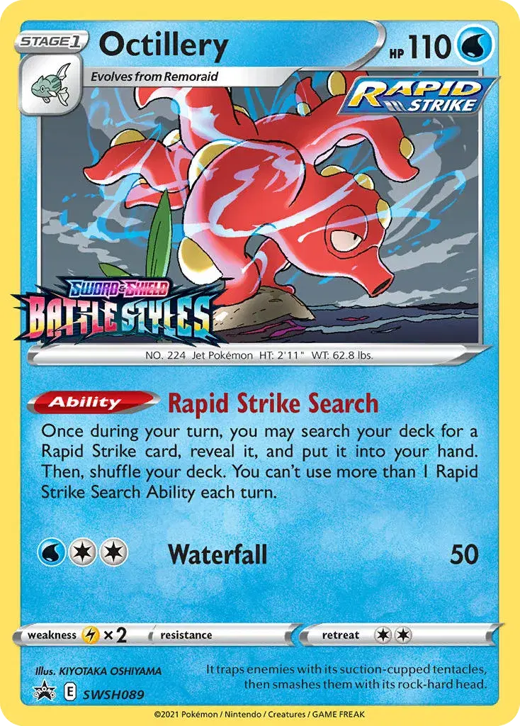 Octillery SWSH Black Star Promos SWSH089